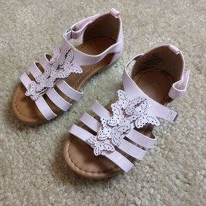 H&M leather sandals for baby girls